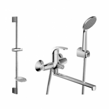 Комплект смесителей для ванной комнаты Bravat Fit 2 в 1 F00416C
