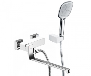 Смеситель для ванны с длинным изливом Wasserkraft Aller 1062LWHITE