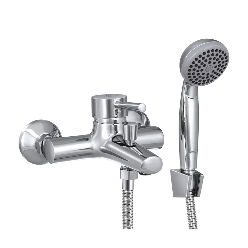 Смеситель для ванны с коротким изливом, с лейкой Славен СЛ-ОД-Д30