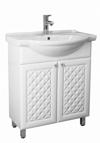 Тумба "Канна 75" с раковиной Байкал-75, Люкс ЛС-00002283