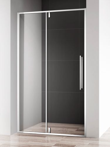 Душевая дверь в нишу AQUAme 900*1950мм., стекло 6мм, цвет профиля хром.