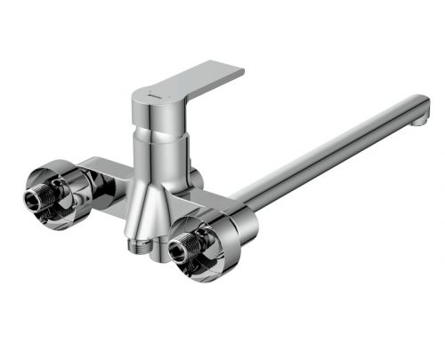 Смеситель для ванны BRASKO с длинным изливом однорычажный