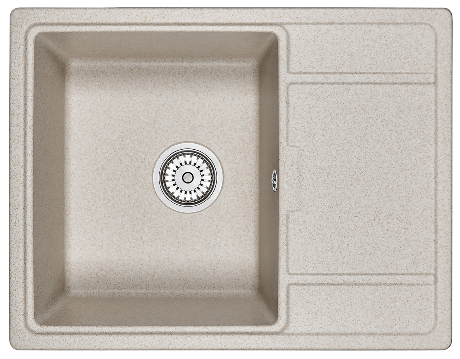 Мойка кухонная Granula прямоугольная кварц 6503, ПИРИТ