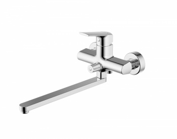 Смеситель для ванны c длинным изливом Bravat Real F6121179CP-01L
