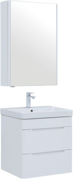 Мебель для ванной Aquanet София 60 белый глянец (2 ящика) 00274197