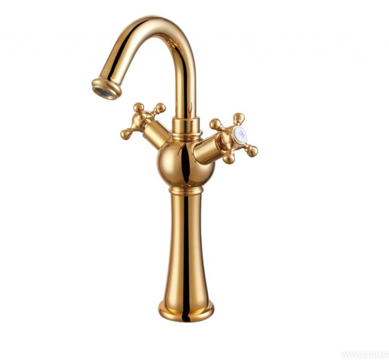 Смеситель на раковину BESCO Retro I бронза