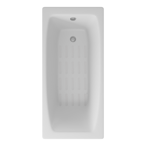 Ванна чугунная Delice Repos 1500х700 без ручек с антискользящим покрытием