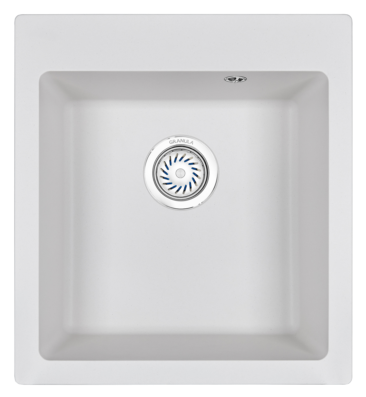 Мойка кухонная Granula квадратная кварц 4651, АРКТИК