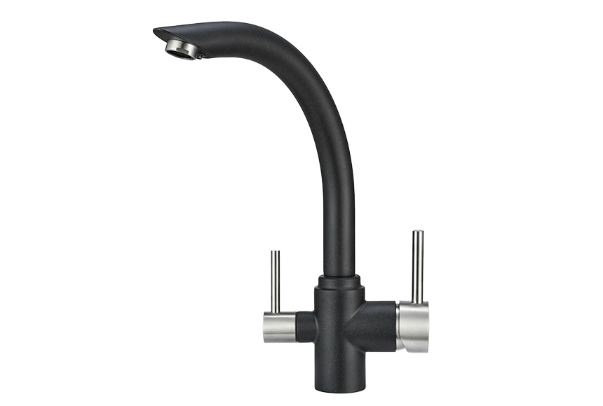 Смеситель для кухни Granula GR-2304 черный, 2304bl