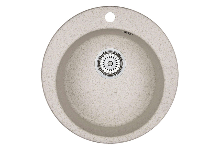 Мойка кухонная Granula круглая кварц 4801, ПИРИТ