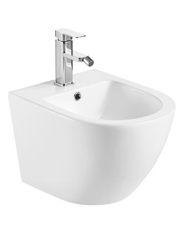 AQM2102 Биде подвесное с отв под смеситель AQUAme, с переливом 495x370x325мм