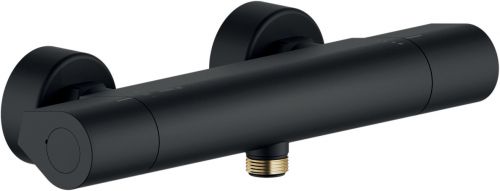 Смеситель для душа Nobili Seven SE124030BM Velvet black с термостатом, матовый черный