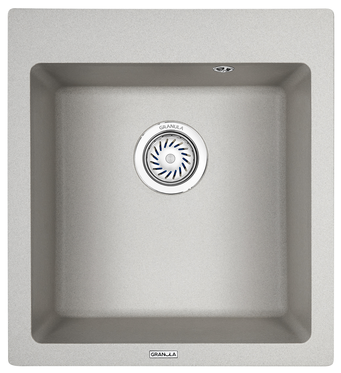Мойка кухонная Granula квадратная кварц 4651, БАЗАЛЬТ
