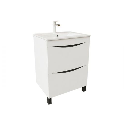 Тумба напольная, белая, 60 см, Cloud, IDDIS, CLO60WFi95. Подходит ум. 0136000i28