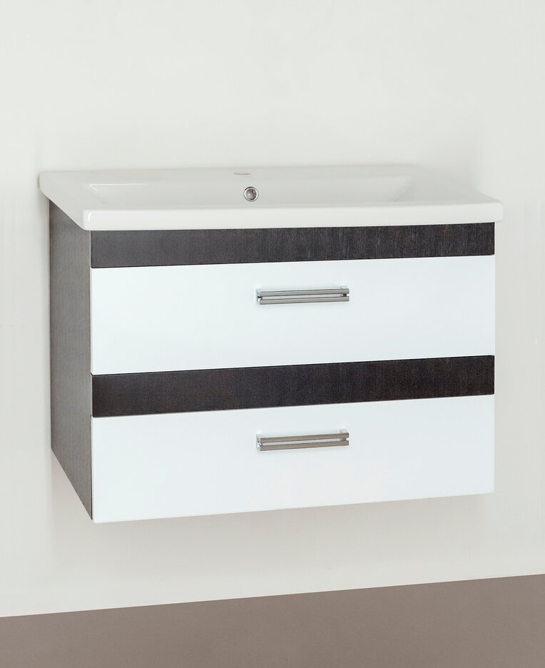 Тумба  Style Line подвесная Сакура под раковину Como 80, Люкс PLUS