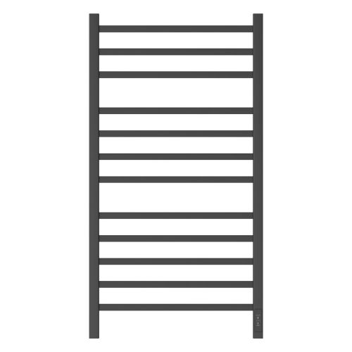 Полотенцесушитель электрический Point Вега PN71850B П12 500x1000, диммер справа, черный