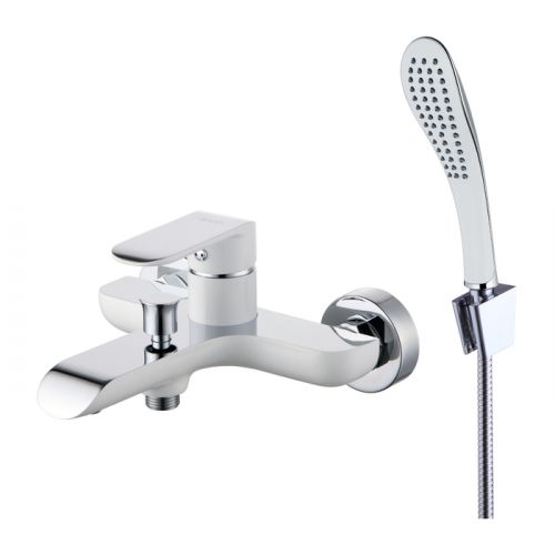 Смеситель для ванны, белый/хром, Calipso, IDDIS, CALSB00i02