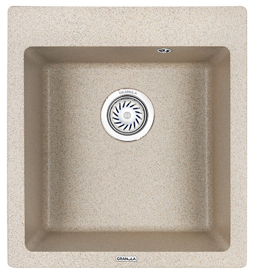 Мойка кухонная Granula квадратная кварц 4651, КЛАССИК