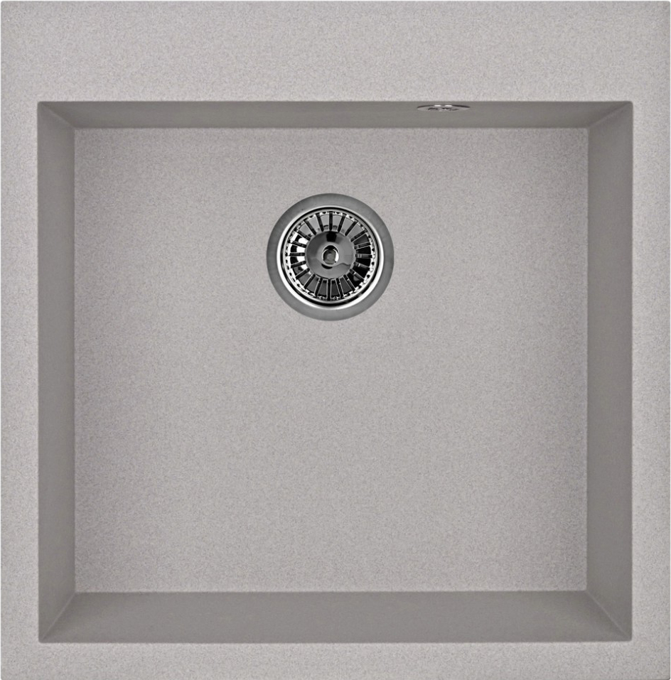 Мойка кухонная Granula квадратная кварц 5102, БАЗАЛЬТ