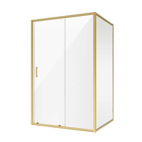 Душ.ограждение NG-42-12AG-A80G (120*80*190) прямоугольник, дверь раздвижная, 2 места