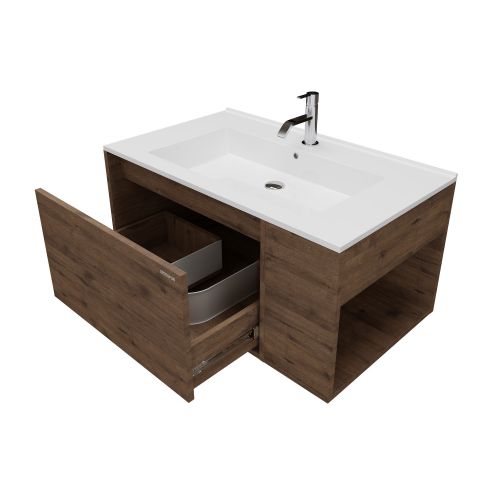 Тумба под раковину подвесная Grossman Тенза 85 см 108503