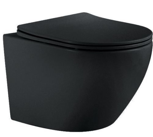 Унитаз  подвесной Aquatek ЕВРОПА безободковый  AQ1901-MB черный матовый