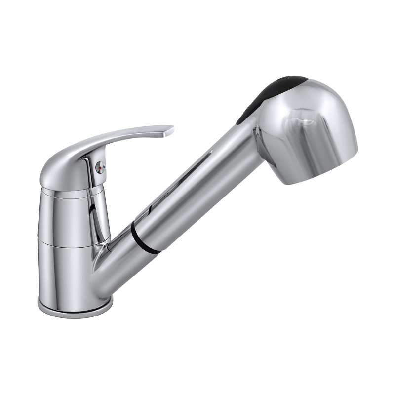 Смеситель для кухонной мойки с выдвижным изливом Славен СЛ-ОД-В23