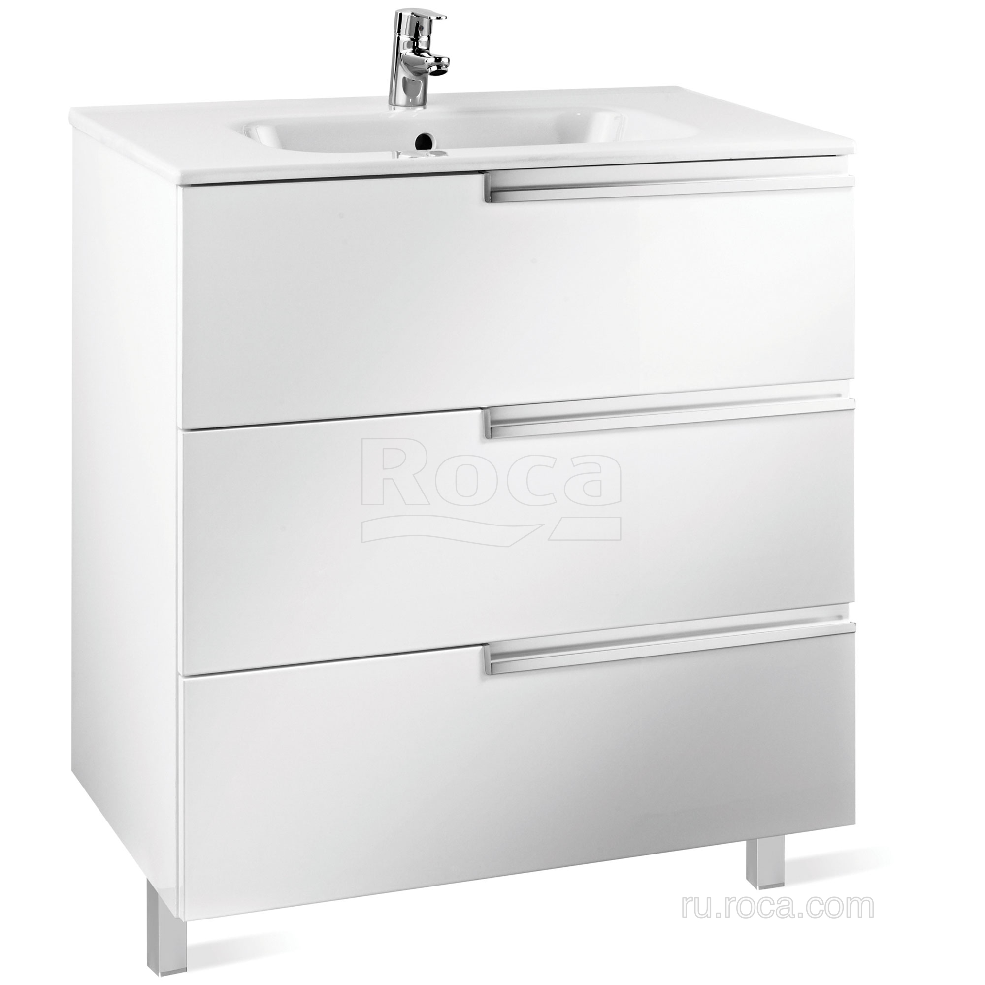 Тумба под раковину Roca Victoria Nord Ice Edition 60 3 ящика ZRU9302834
