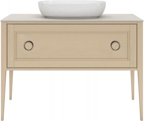 Тумба Kerama Marazzi PLAZA Classic Neo напольная с ящиками 120, капучино матовая