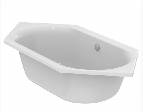 Встраиваемая акриловая шестиугольная ванна Ideal Standard Connect Air E106901 190X90 см без системы слива-перелива