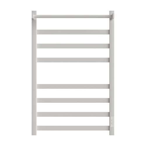 Полотенцесушитель электрический Point Меркурий PN83858PW П7 500x800 с полкой, диммер справа, белый