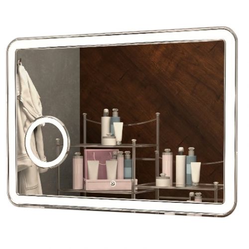 Зеркало AZARIO Dafna 800*700 влагостойкое с подсветкой и гравировкой (CS00075584)