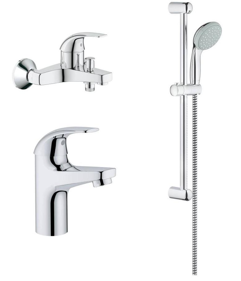 Набор смесителей 3 в 1 Grohe BauEdge 122271
