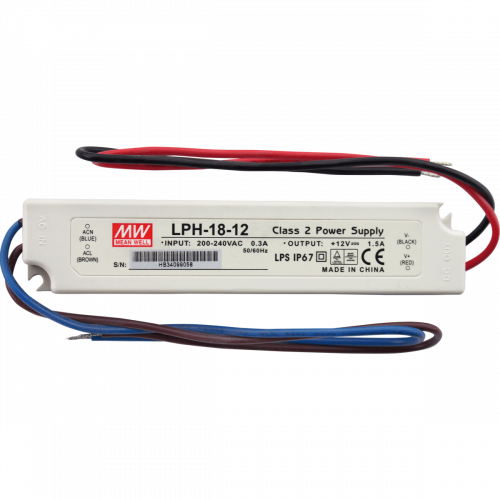 Блок питания AlcaPlast 230 V AC/12 V DC/18 W, IP67 AEZ320