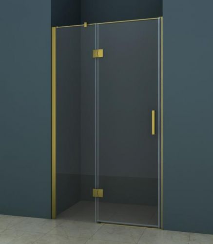 Душевое ограждение Azario CS-102H 140х200 шкуренная бронза, 8 мм прозрачное стекло