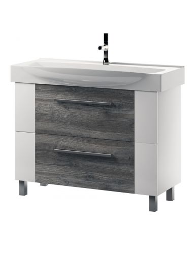 Тумба под раковину VIGO Leo 85 см Leo-2-850(Элвис)-сонома темный