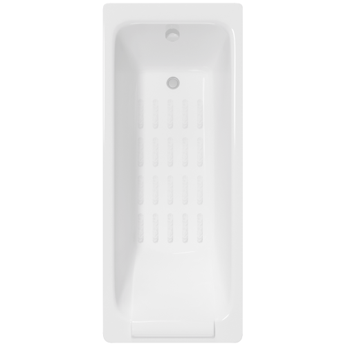 Ванна чугунная Delice Palomba 1700х700 с отверстиями под ручки и антискользящим покрытием