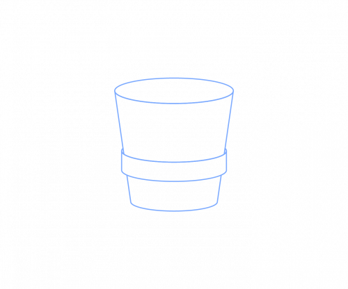 Стакан для зубных щеток 