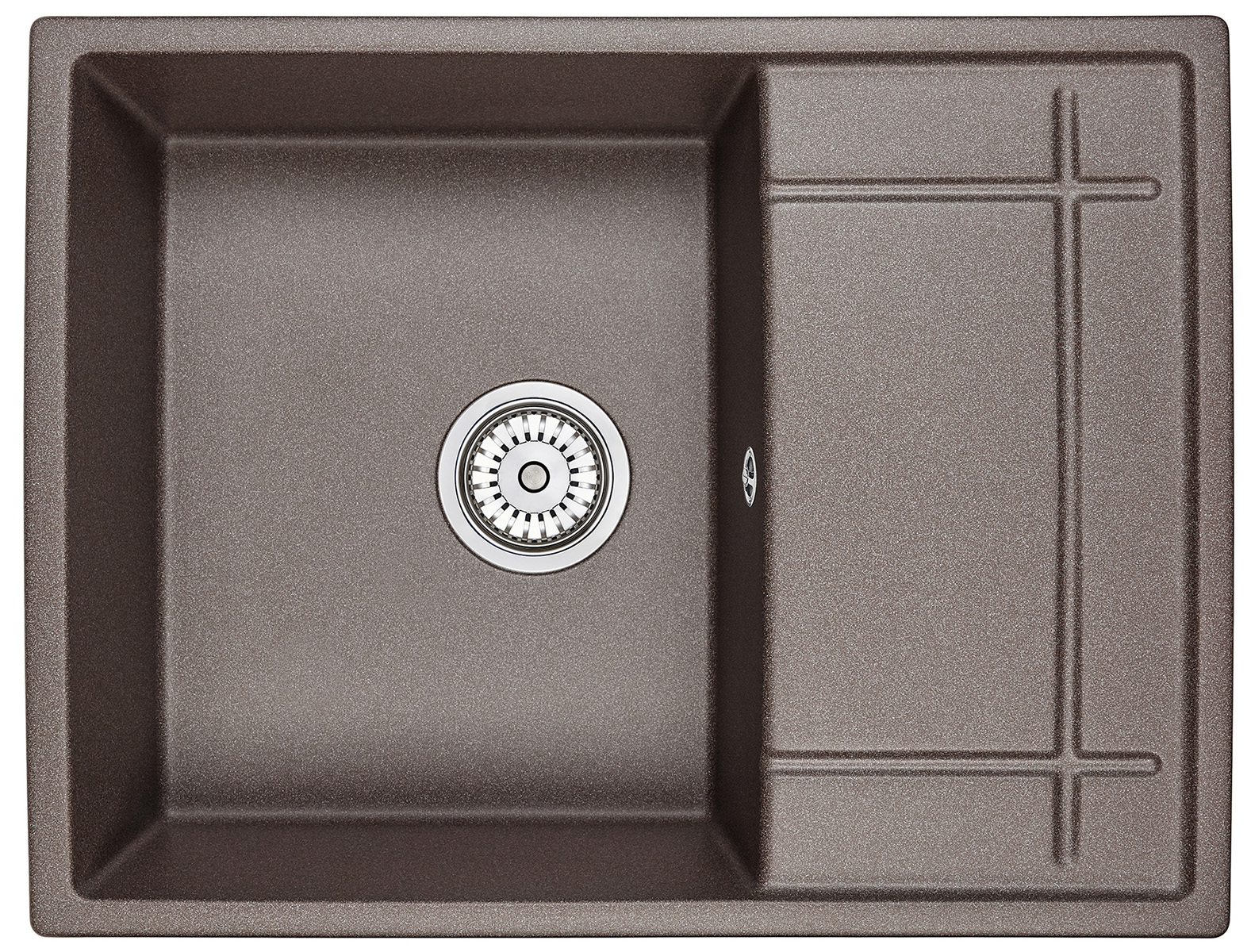 Мойка кухонная Granula прямоугольная кварц 6501, ЭСПРЕССО