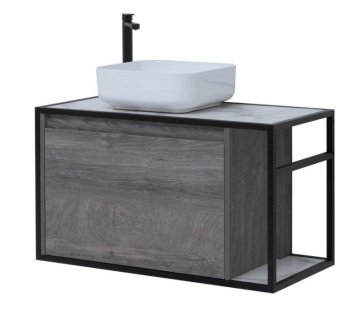 Тумба под раковину Aquanet Nova Lite Loft 90 L дуб рошелье 00261656
