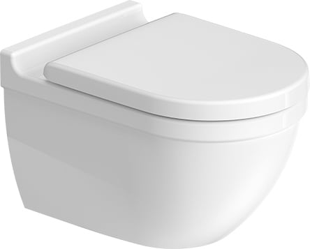 Подвесной унитаз Duravit  Starck 3 45270900A1 в комплекте с сиденьем Soft Close