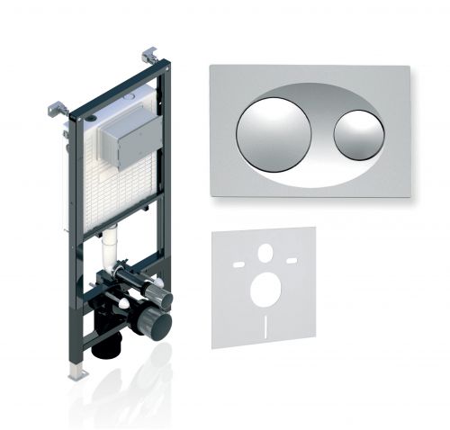 Инсталляция Alcora ST 1200 с клавишей  GRACE Matt Chrome