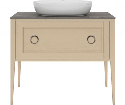 Тумба Kerama Marazzi PLAZA Classic Neo напольная с ящиками 100, капучино матовая