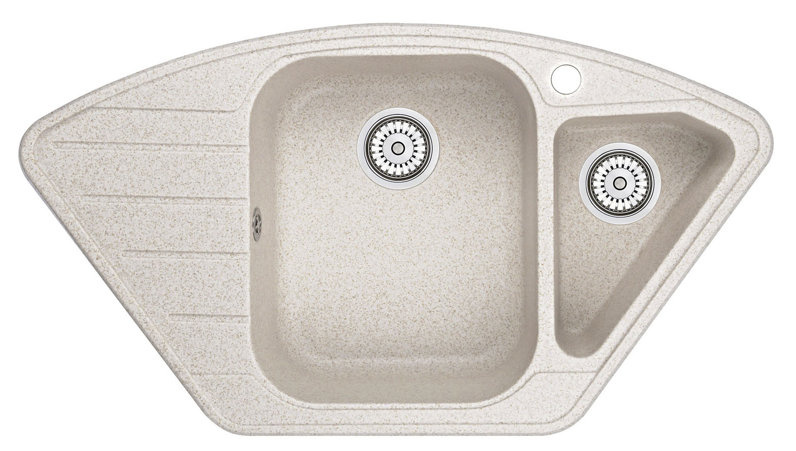 Мойка кухонная Granula многоугольная кварц 9101, ПИРИТ