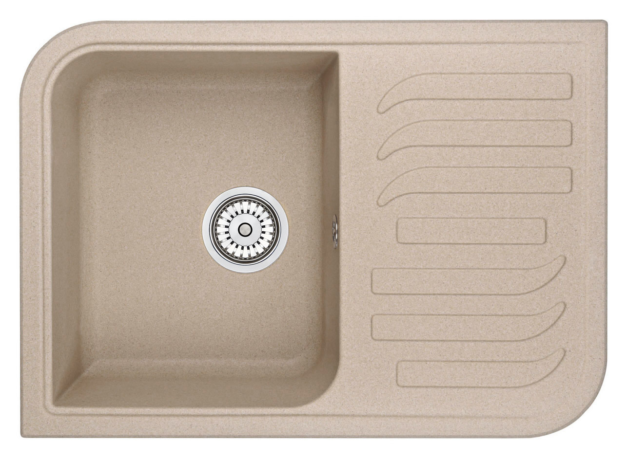 Мойка кухонная Granula прямоугольная кварц 7001, ПЕСОК