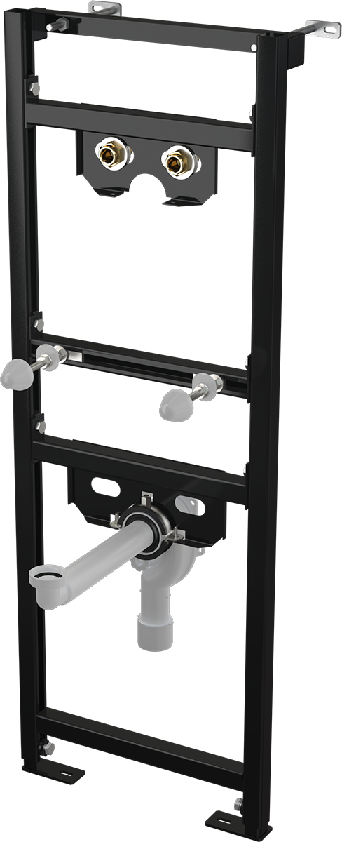 Монтажная рама для умывальника со встроенным сифоном AlcaPlast A104AVS/1200