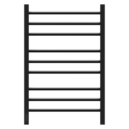 Полотенцесушитель электрический Point Веста PN70758B П9 500x800, диммер слева, черный