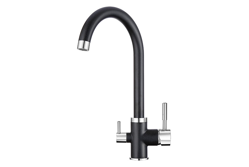 Смеситель для кухни Granula GR-2168 черный, 2168bl