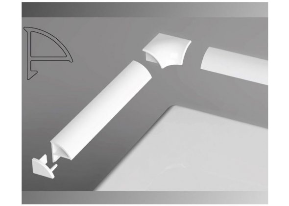 Универсальная декоративная планка "6" (14/1100 мм.) XB441100001