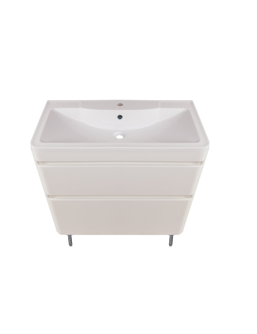 Тумба напольная Style line Атлантика 90, Люкс антискрейч, под раковину, PLUS